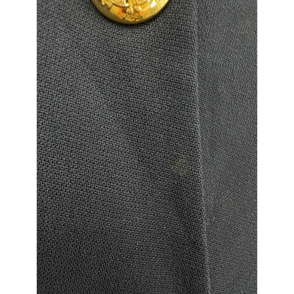 Vintage Lauren Ralph Lauren Blazer Womens 6 Blue Worsted Wool Royal‎ Crest USA - Picture 11 of 11